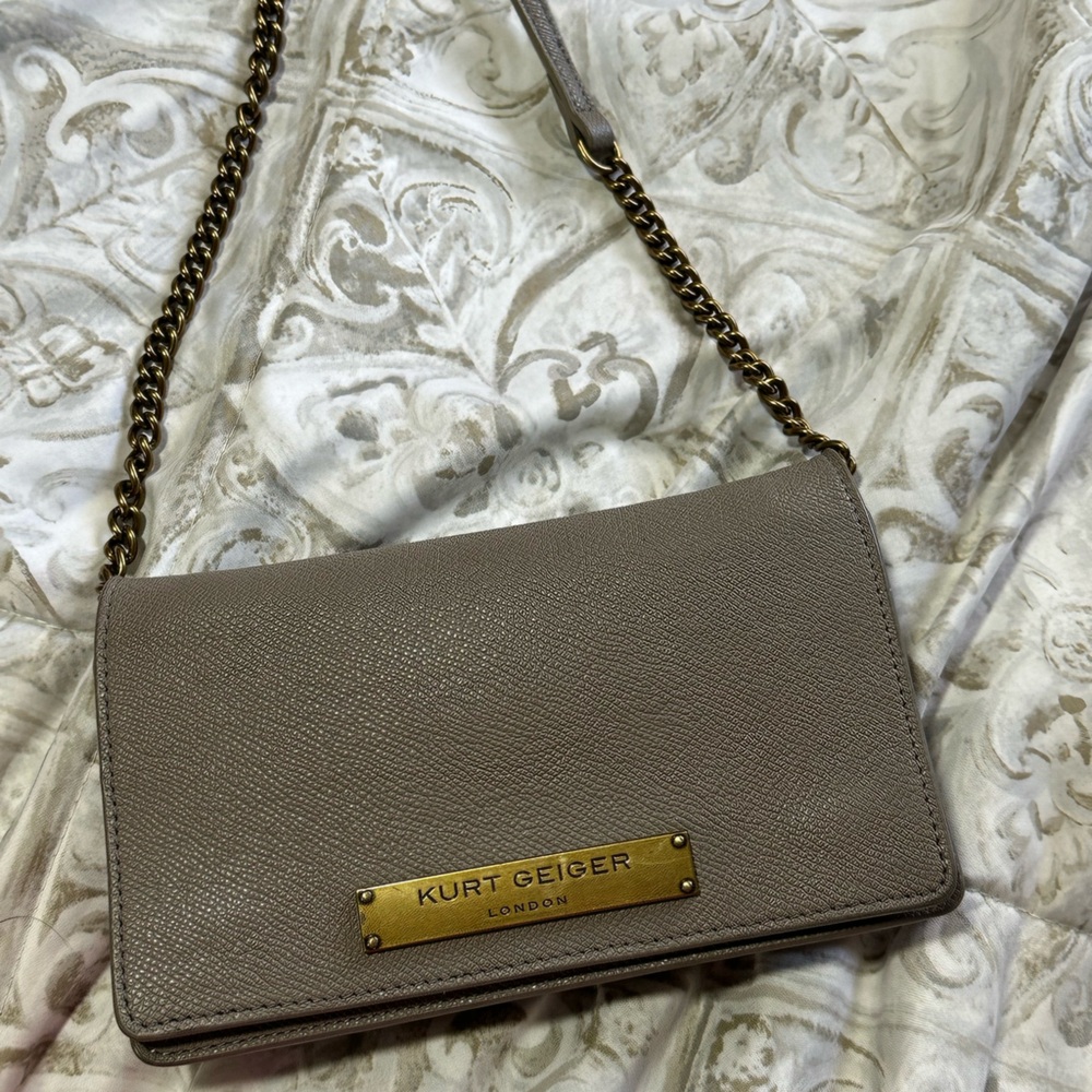 Kurt Geiger London Taupe Crossbody Bag